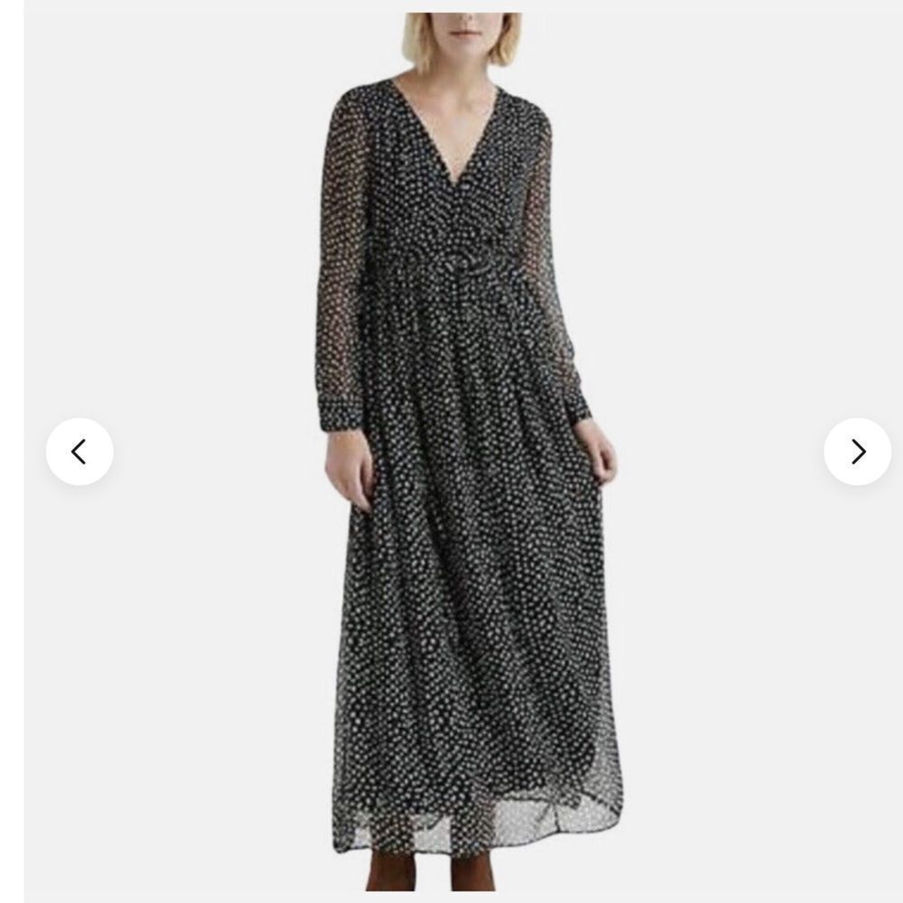 LUCKY BRAND MAXI DRESS IN BLACK AND WHITE‎